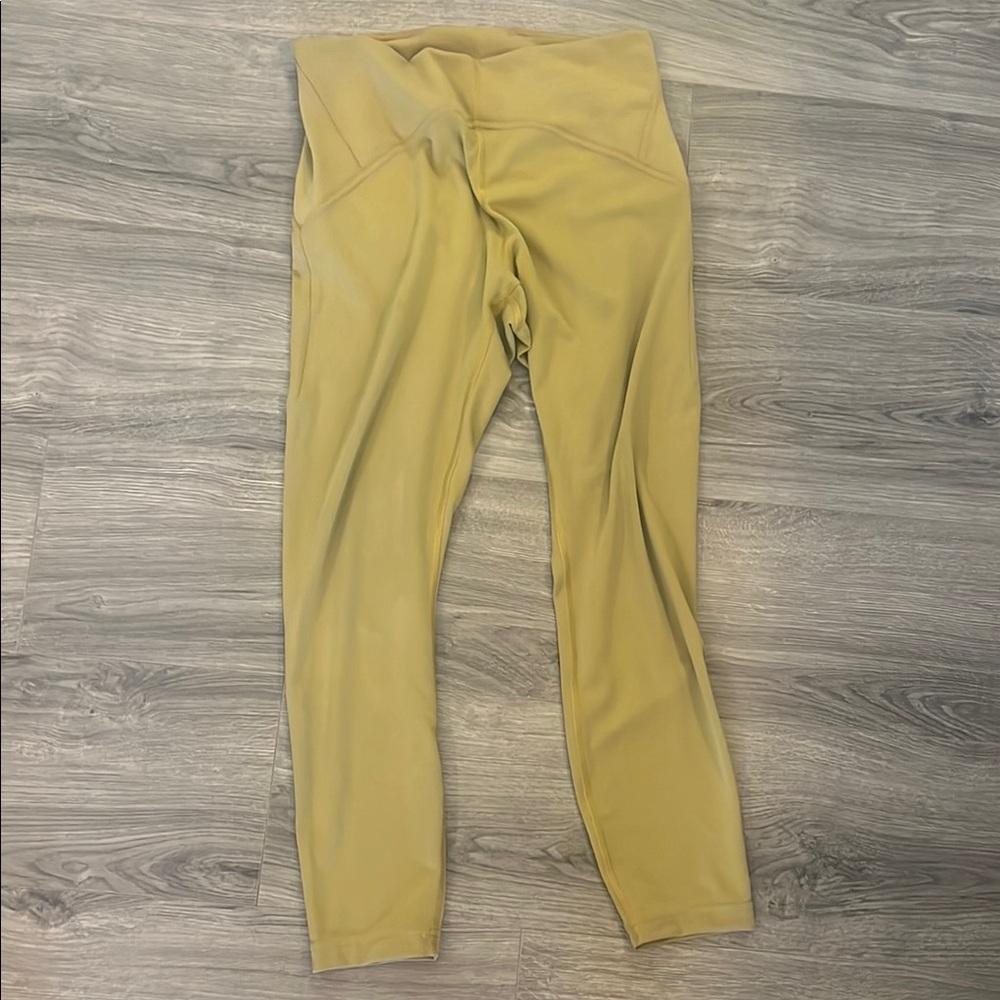 Lululemon Athletica Yellow Full-Length Leggings
